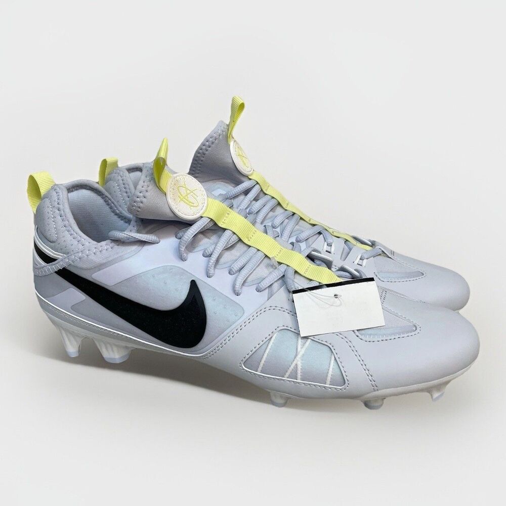 Nike Huarache 9 Varsity LAX SE Lacrosse Cleats Gray Men's Size 13 FZ3620-001